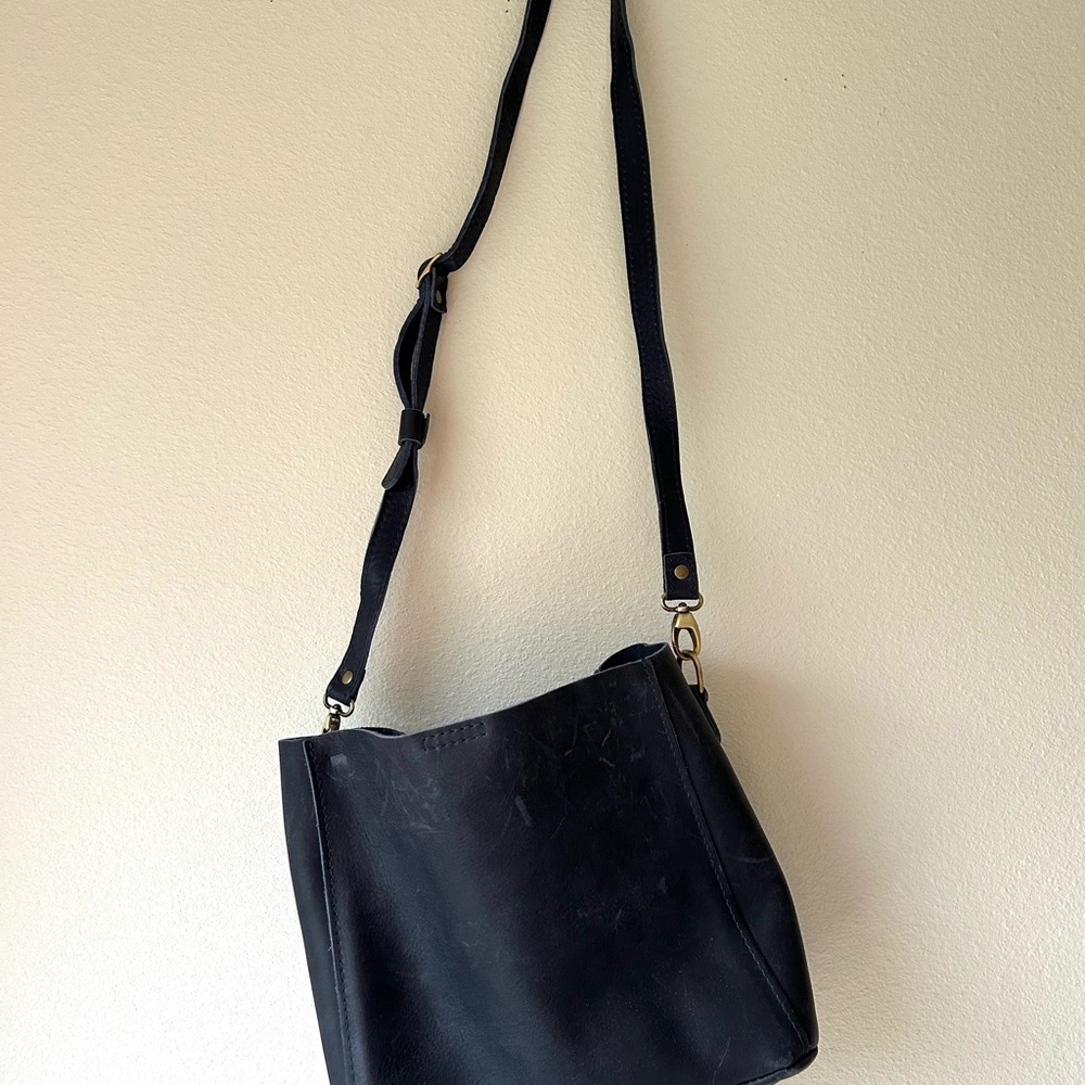 Portland Leather Butterfly Bucket Bag